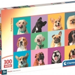 Vidám arcok kirakó