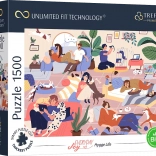 Puzzle TREFL UFT Everyday Joy – nyugis élet, 1500 darab