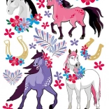 vasalható képek lovak – nagy ív 20 × 30 cm