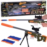 Nagy habszivacs mesterlövész puska optikával és tárakkal