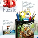 RAVENSBURGER 3D puzzle ceruzatartó – leopárdok