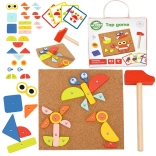 Woopie Green Fából készült kalapácsos játék