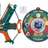 Gyerek íj tépőzáras labdákkal és 33 cm-es céltáblával