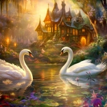 Puzzle Hattyúdal 1000 darab