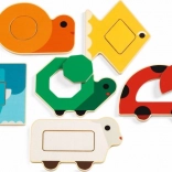 Djeco fa betét DuoBasic, 12 darab