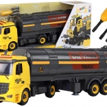 Szerelhető tartálykocsi gyerekeknek fényekkel és hangokkal – sárga DIY