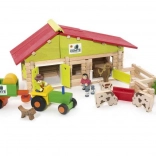 Jeujura fa építőkészlet Középfarm