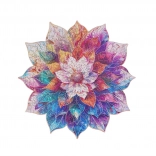 Fa kirakós Virág mandala