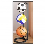 Fém labdatartó állvány 3 szintes fekete