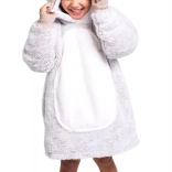 Meleg kapucnis polártakaró gyerekeknek, Nyuszi