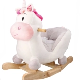 Plüss hintaló unikornis