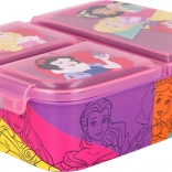 DISNEY Hercegnők uzsonnás multi box rekeszekkel