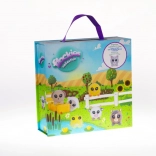 Flockies állatház Caroline macska figurával