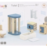 Viga PolarB fa babaház bútor szett – fürdőszoba