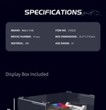 Építőkészlet sportautó fehér, 411 darab