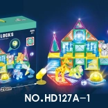 Mágneses építőkészlet 3D Állatkert, 64 darab