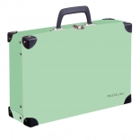 PASTELINI zöld laminált koffer