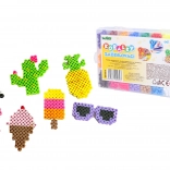 Rávasalható gyöngyök – nagy készlet, 24 szín