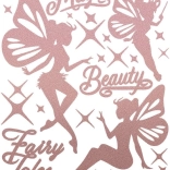 Fényvisszaverő vasalható tündérek – nagy ív 20 × 30 cm