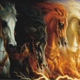 Apokalipszis négy lovasa puzzle 1000 darabos