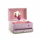 Zenedoboz kislánnyal és madárkával DJECO