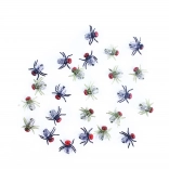 Halloween dekoráció legyekkel