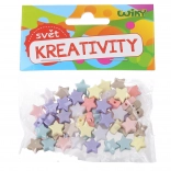Színes gyöngyök Csillagok 15g
