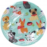 Partitálca PES mintával 23 cm, 6 db