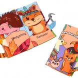 Puha susogó oktató erdei állatos könyv