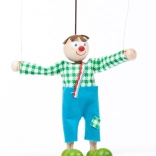 Fából készült marionett fiúcska Jeníček – 12 cm