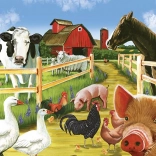 Családi puzzle Üdvözöljük a farmon 350 darab