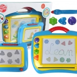 Mágneses rajztábla – 2 darabos szett, kék–sárga