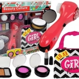 Szépség szett táskával, masszírozóval és rúzzsal