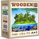 Fa puzzle – egzotikus kincses sziget