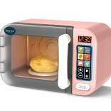 Rózsaszín mikrohullámú sütő