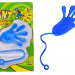 Ragadós nyelű rugalmas kék gluténslime