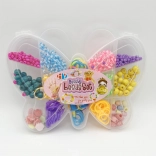 Loom Band karkötőkészítő gumi- és gyöngyszett, 338 db