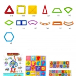 Mágneses építőkészlet a fantázia és a motorika fejlesztésére