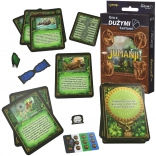 Jumanji családi kártyajáték nagy kártyákkal (lengyel verzió)