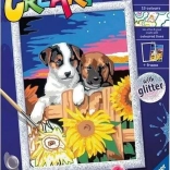 Szám szerinti festés CreArt Naplemente Mancs-Tökély