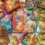 TREFL Premium Plus Puzzle Tea Time: Scrapbooking 1000 darab