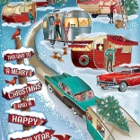 Karácsonyi kemping puzzle Cobble Hill-től, 1000 darabos