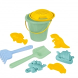 Lena homokozó készlet gyerekeknek, 9 darabos