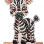 Gyémántfestés Safari: Zebra