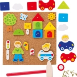 Korková Kalapács Játék Város