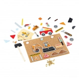 Bigjigs Toys kreatív kalapálós játék – közlekedés