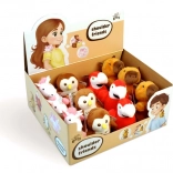 Mágneses vállra tehető plüss barátok - 1 db