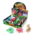 Dinoszaurusz stresszoldó labda nyílásokkal