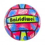 Gumilabda levelekkel, rózsaszín-kék, 24 cm