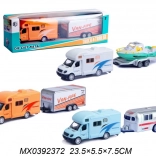 Lakókocsi utánfutóval